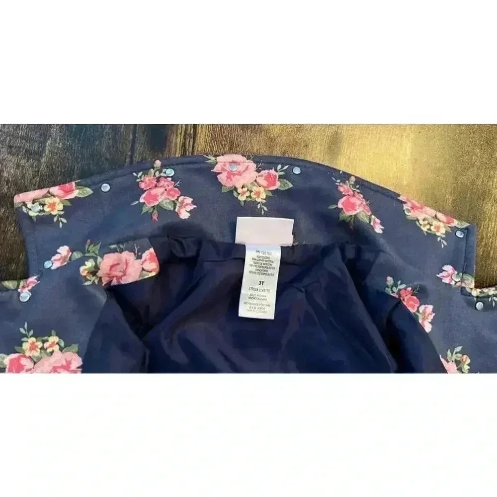Little Lass | toddler girl moto-style jacket. Size: 3T.